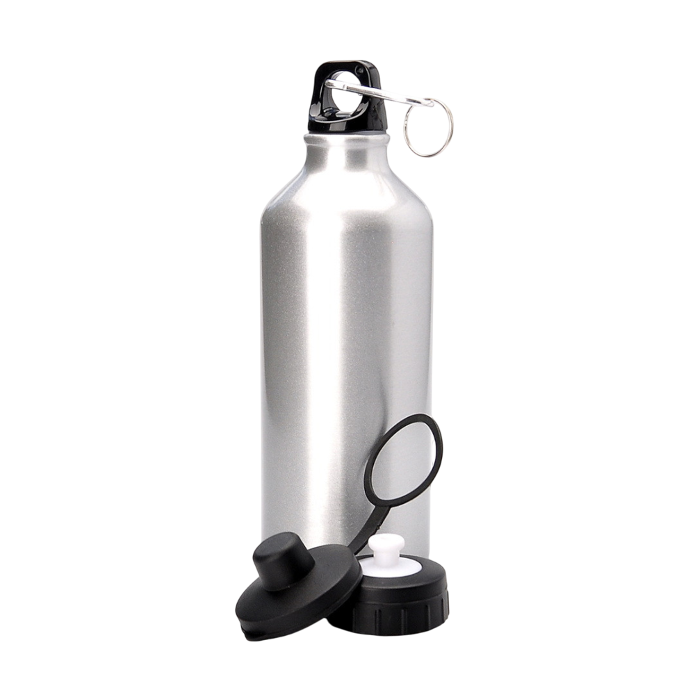 Фляга для сублимации Sublime с двумя крышками 650 мл с логотипом